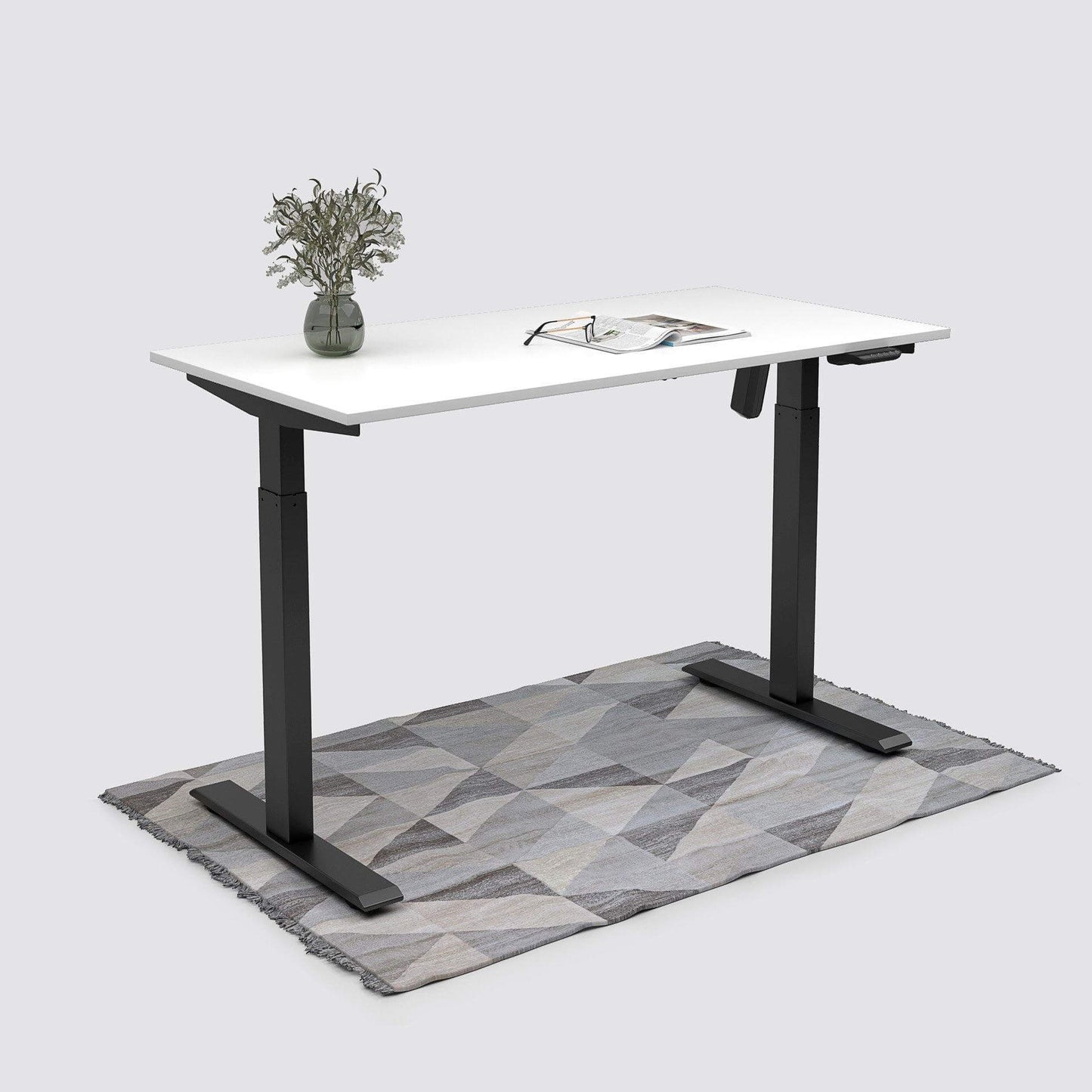 Single Motor Standing Desk | ALFA SOLE Desk - Standing Desk Single Motor 55 x 28"