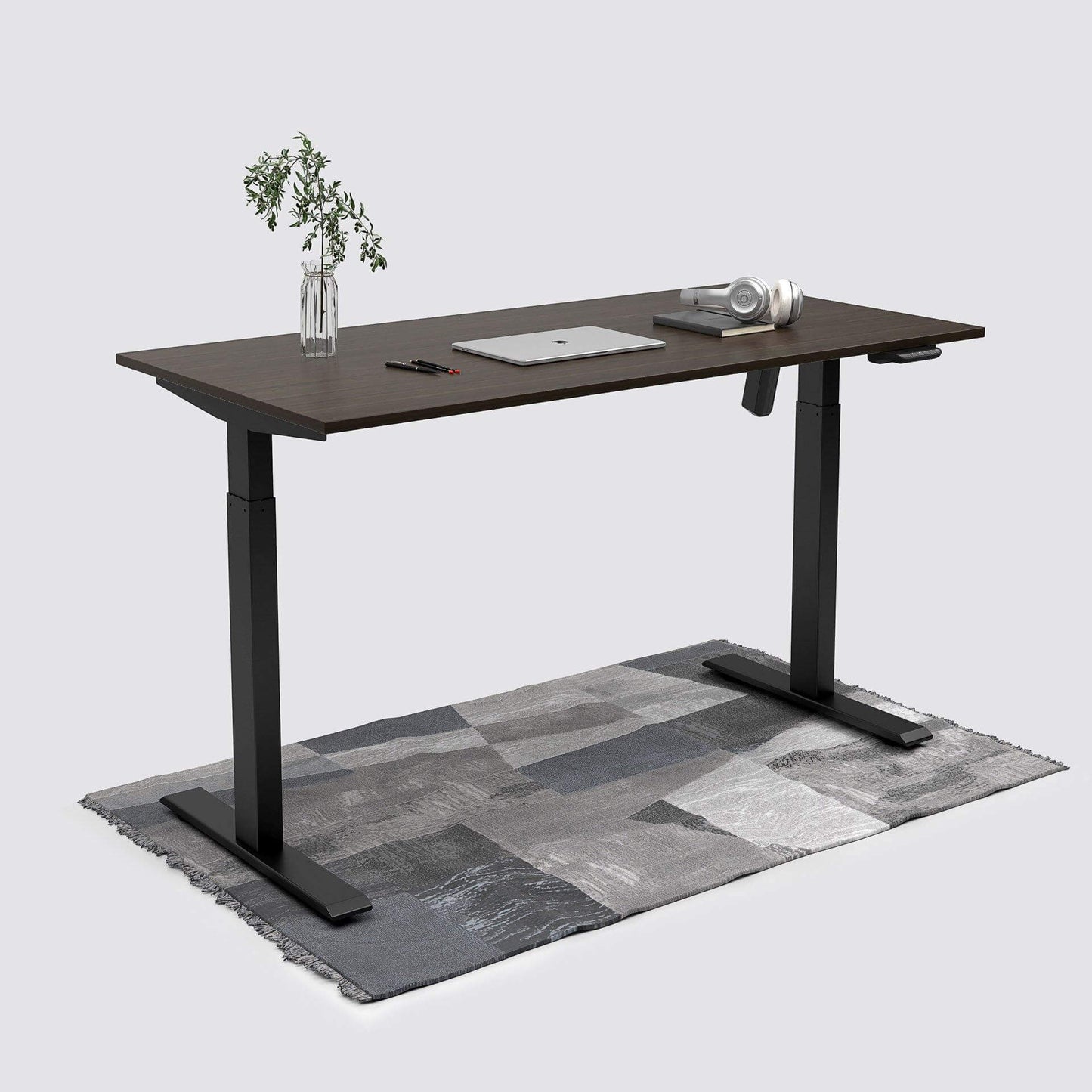 Single Motor Standing Desk | ALFA SOLE Desk - Standing Desk Single Motor 55 x 28"