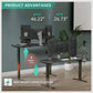 Dual Motor Standing Desk | ALFA Standing Desk - 60" x 24" Standing Desk Dual Motor