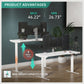 Dual Motor Standing Desk | ALFA Standing Desk - 60" x 24" Standing Desk Dual Motor