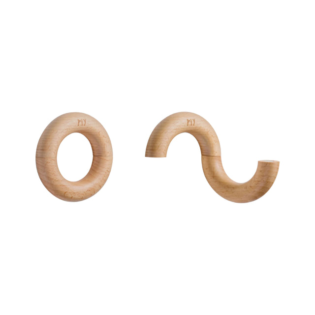 Coat Hanger  ALFA x PIY DONUT Coat Hanger - Stylish Wood Coat