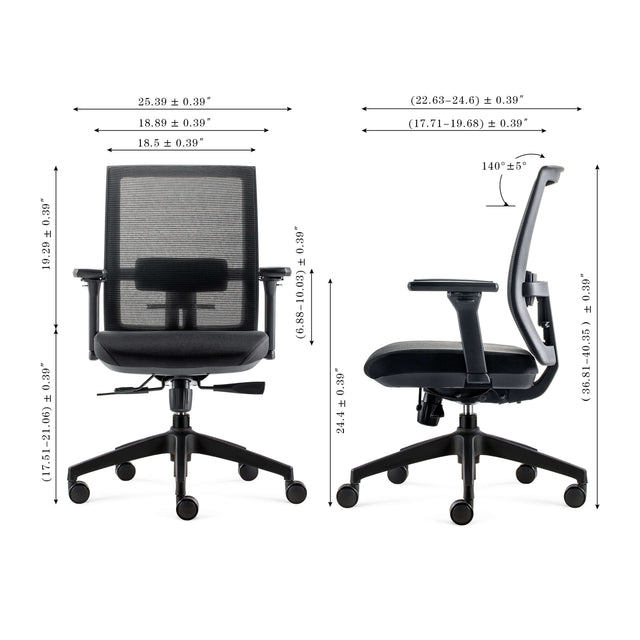 Greco Office Task Chair with Mesh Back