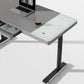 SUMO | Morden Luxury Standing desk with Wireless Glass Desktop  Charging Dual Motor 2 Stage frame 55" x 28"