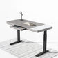 SUMO | Morden Luxury Standing desk with Wireless Glass Desktop  Charging Dual Motor 2 Stage frame 55" x 28"
