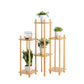 Wood Plant Stand 3Pcs | ALFA x PIY CELL Plant Stand - Window Garden Balcony Plant Holder